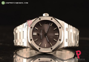 AUDEMARS PIGUET ROYAL OAK 41 4302 1:1 CLONE Grey DIAL STEEL CASE AND BRACELET REF. #15500ST.OO.1220ST.04