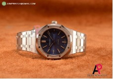 AUDEMARS PIGUET ROYAL OAK 41 MM BLUE SS CLONE AP CALIBRE 3120 AUTO