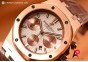 Audemars Piguet Royal Oak Chrono RG Case White Dial 7750 Automatic