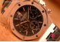 Audemars Piguet Royal Oak Chrono RG Black Dial Clone AP3126 Auto