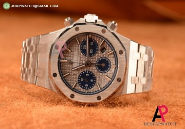 Audemars Piguet Royal Oak Chrono SS White Dial 7750 Auto