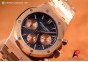 Audemars Piguet Royal Oak Chrono Full RG With Blue Dial 7750 Auto