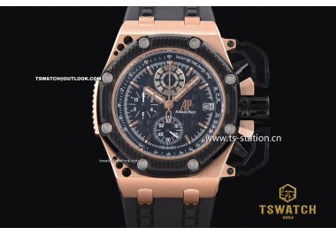 AP21670 - AP Royal Oak Offshore Chronograph Survivor RG RU Japan Quartz