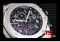 AP17101 - ROO Chrono JF 1:1 Black Dial SS LT A3126(FREE RUBBER STRAP)