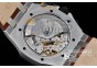 AP10083 - AP Royal Oak Chrono White/Silver Dial SS/LT - Asian 7750 28800bph 12:00sec