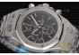 IC22935 - AP ROO Chrono 42mm Black Dial Full SS Japan VK Quartz