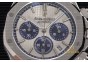 IC22934 - AP ROO Chrono 42mm White Dial Full SS Japan VK Quartz