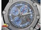 Royal Oak Offshore 44mm SS Michael Schumacher Blue Dial 1:1 JF Best Edition A3126 (FREE XS Strap)