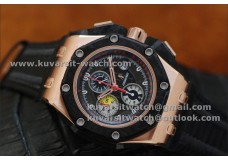 1:1 AUDEMARS PIGUET ROYAL OAK OFFSHORE GRAND PRIX ROSE GOLD-RED ULTIMATE EDT.FORGED CARBON. V3