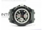 Royal Oak Offshore Black & White Marcus Edition JF on White Rubber Strap A7750 (Free Black Strap)