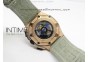 Royal Oak Offshore LeBron James Cermet Bezel JF Best Edition on Rubber Strap A3126 (Free Leather Strap)