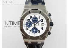 Royal Oak Offshore Navy JF Best Edition on Blue Leather Strap A7750