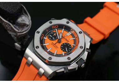 AP20910 - AP 26703 Royal Oak Offshore Diver Chronograph NOOBFACTORY 1:1 Orange SS RU Calibre 3124