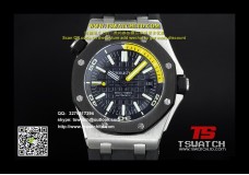 AP17156 - Royal Oak Offshore Diver JHF Black Dial SS RU Miyota 9015