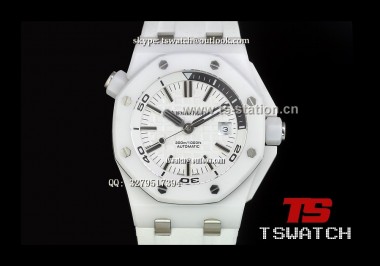 AP19452 - AP Diver Full Ceramic White Dial RU A2813