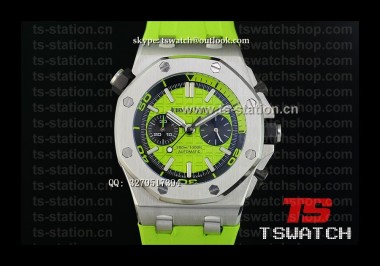 AP18999 - Royal Oak Offshore Diver Chronograph Green SS RU Japan Quartz