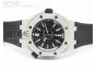 Royal Oak Offshore 15710 Diver Miyota 9015 Noob 1:1 Best Edition On Rubber Strap