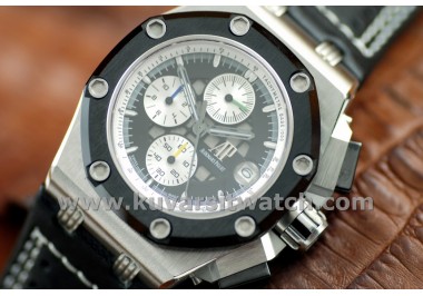 AUDEMARS PIGUET RUBEN BARRICHELLO II RED DIAL SS/QC. SUPER A+ [CLONE] [CLONE] [CLONE]