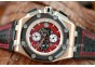 AUDEMARS PIGUET RUBEN BARRICHELLO II RED DIAL SS/QC. SUPER A+ [CLONE] [CLONE] [CLONE] [CLONE]