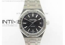 Royal Oak 37mm 15450 SS JF 1:1 Best Edition Black Dial on SS Bracelet A3120