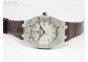 Lady Royal Oak 33mm SS White Textured Dial on Brown Leather Strap RONDA Quartz