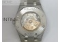 Royal Oak 41mm 15400 11 TF Best Edition White Dial Diamond Bezel on SS Bracelet MIYOTA 9015