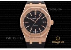 AP22250 - AP 15400 Royal Oak V3 41mm Black Dial JF 1:1 RG LT A3120