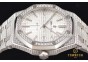 AP21515 - Royal Oak 41mm JHF White Dial Full Diamond SS Bracelet A3120