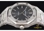 AP21513 - Royal Oak 41mm JHF Black Dial Full Diamond SS Bracelet A3120