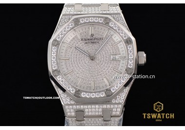 AP21511 - Royal Oak 41mm JHF Full Diamond SS Bracelet A3120