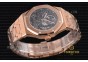 AP22781 - Royal Oak 15407 41mm Skeleton Double Balance wheel SS Bracelet A3132(FREE LEATHER STRAP)