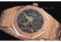 AP22781 - Royal Oak 15407 41mm Skeleton Double Balance wheel SS Bracelet A3132(FREE LEATHER STRAP)