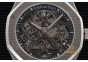 AP22780 - Royal Oak 15407 41mm Skeleton Double Balance wheel SS Bracelet A3132(FREE LEATHER STRAP)