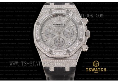 AP22297 - AP ROO Chronograph 43mm Diamond Dial 7750 Structure SS LT Japan Quartz