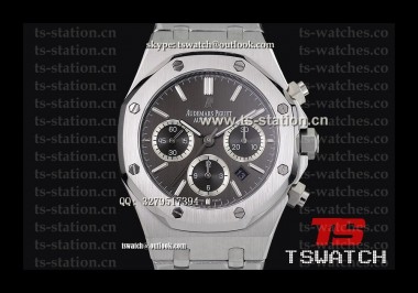 AP18558 - Royal Oak Chrono JHF Gray Dial High Grade SS A7750