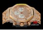 AU17440 - AP ROO Chrono Full Diamond Dial RG Full Diamond Japan VK Quartz