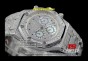 AU17437 - ROO Chrono Full Diamond/MOP Dial SS Full Diamond Japan VK Quartz