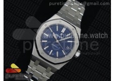 Royal Oak 37mm 15450 SS JF 1:1 Best Edition Blue Dial on SS Bracelet A3120