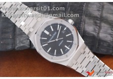 AUDEMARS PIGUET ROYAL OAK 15400 41MM SS/SS BLACK 1:1 BEST EDITION FROM 