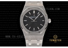 AP22521 - AP Royal Oak 15000 33mm Woman SS Black Dial SS RONDA Quartz